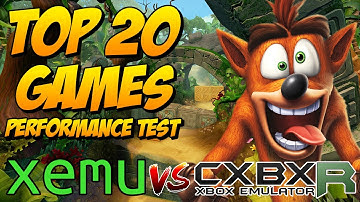XEMU vs CXBX-R | Top 20 Games | Performance Test