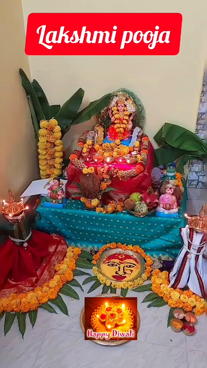 🪔Lakshmi puja decoration#vir l#lakshmipuja#shortsfeed #lakshmipujandecoration#shorts#ytshorts#diwali