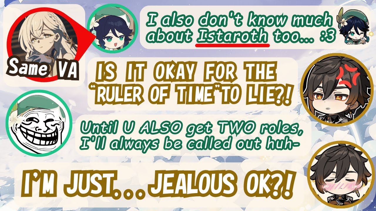 Venti JP VA's NEW Istaroth ROLE Made Zhongli VA CRASH OUT | Genshin JP Podcast EP1 ENG SUB