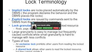 Managing Multiuser Databases Part I