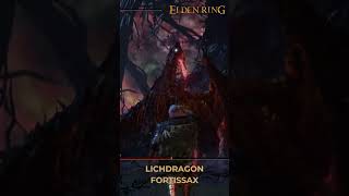 Hidden Dragon Boss Fight in Elden Ring - Lichdragon Fortissax #eldenring #fromsoftware #gaming