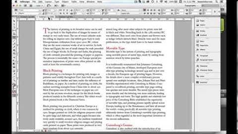01 Adobe Indesign Text Formatting