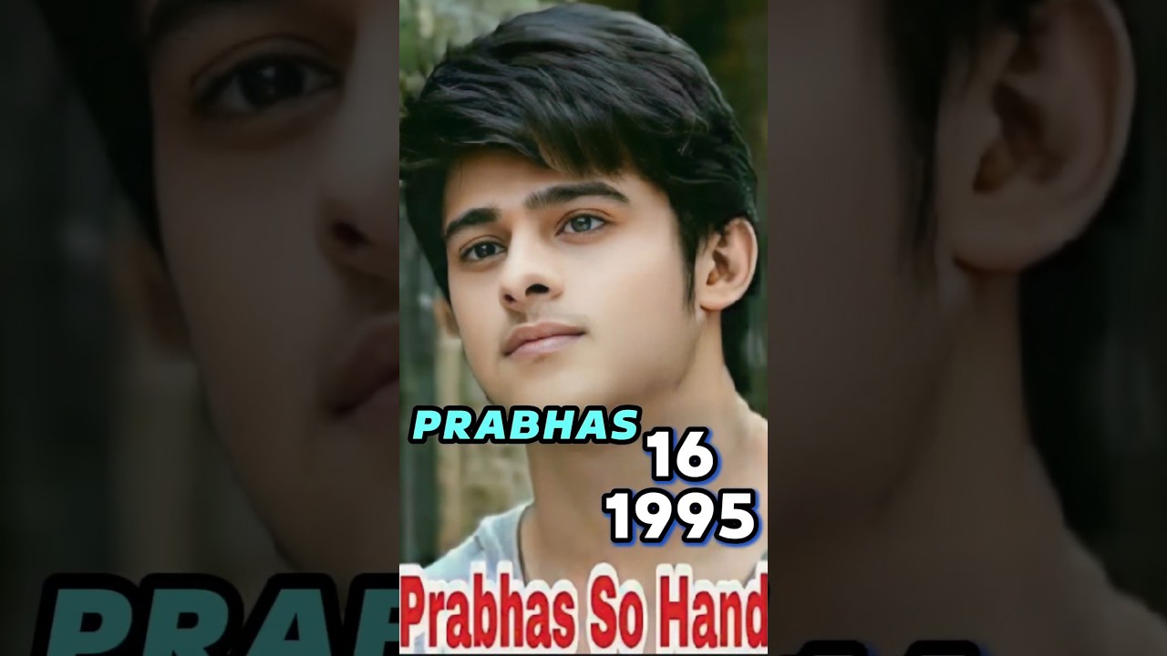 PRABHAS Age Transformation (1979-2025) | Prabhas life evolution journey #prabhas #rebelstarprabhas