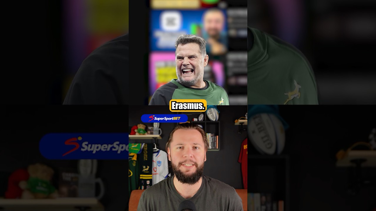 Rassie Erasmus has a Secret YouTube channel 😂