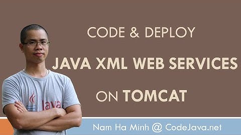 Code and Deploy Java XML Web Services (JAX-WS) on Tomcat