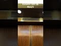 Elevator ride up, Macy’s 