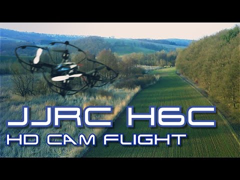 JJRC H6C Quadcopter - HD Onboard Video Sample / Maiden Flight
