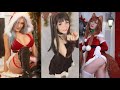  best tik tok cosplay anime compilation  merry christmas  cute kawaii girls  bwaifu 