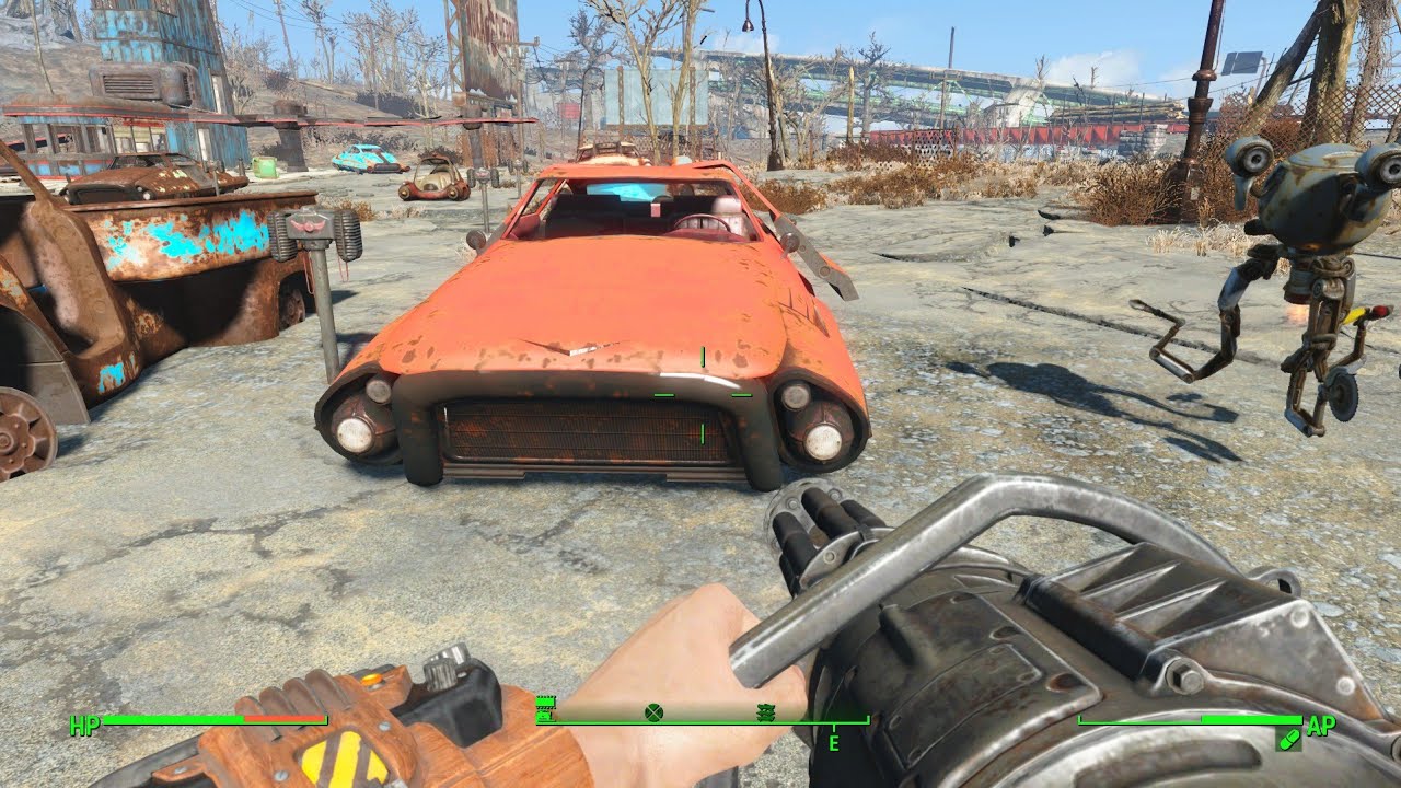 why are there pristine cars in fallout 4