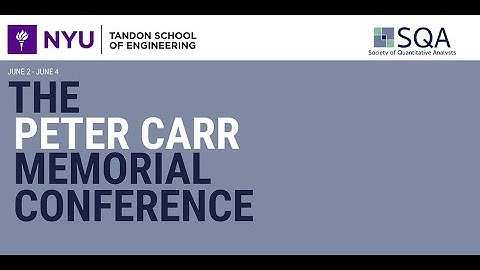 The Peter Carr Memorial Conference: Nassim Nicholas Taleb