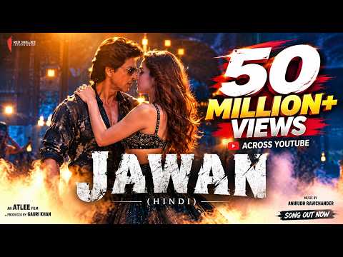 JAWAN: Chaleya (Hindi) | Shah Rukh Khan | Nayanthara | Atlee | Anirudh | Arijit S, Shilpa R | Kumaar