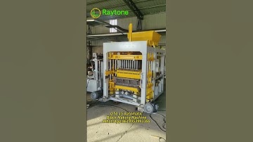QT4-15 Fully Automatic Block Making Machine Colored Bricks Hydraulic Brick Machine #brickmachine