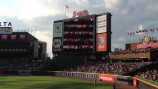 John Smoltz Jersey Retirement Ceremony (5/6)