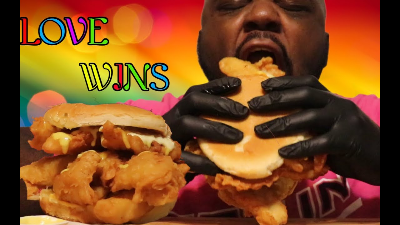 Massive Man Vs Food Fish Sandwich Challenge