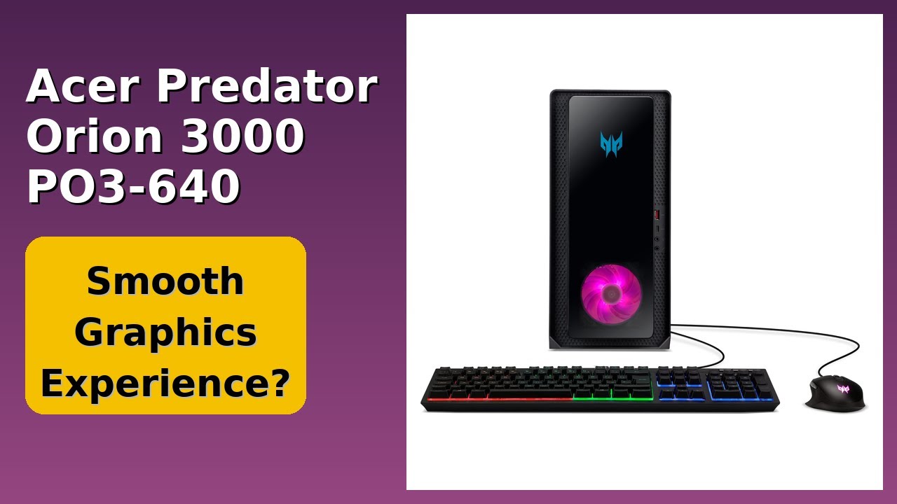 REVIEW (2025): Acer Predator Orion 3000 PO3-640. Features.