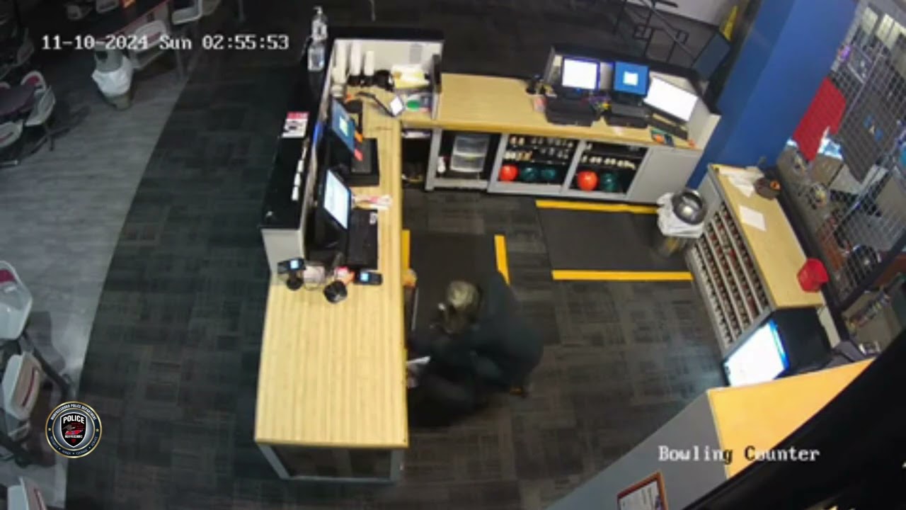 Bowling for Dollars: Man Cuts Hole in Roof of Lanes Trains and Automobiles, Dangles In and Nabs Cash