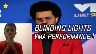 The Weeknd - Blinding Lights VMA PERFORMANCE - REACTION!!!