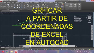 Graficar a partir de coordenadas de Excel en AutoCAD