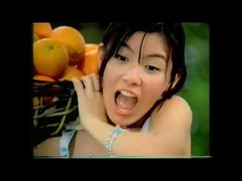 キリンビバレッジ　きりり　加藤あい　マイク・ベルナルド　懐かCM　1998年7月　KIRIN ORENGE