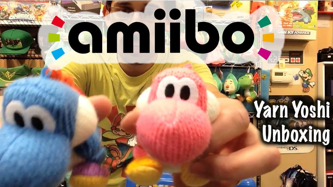 Yarn Yoshi Amiibo Unboxing with HoopsandHipHop!