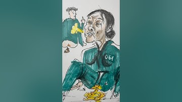 Squid game 2 | Funny drawings 🤣🤣💀#trynottolaugh #viralshorts #funny   #drawing #shorts #squidgame