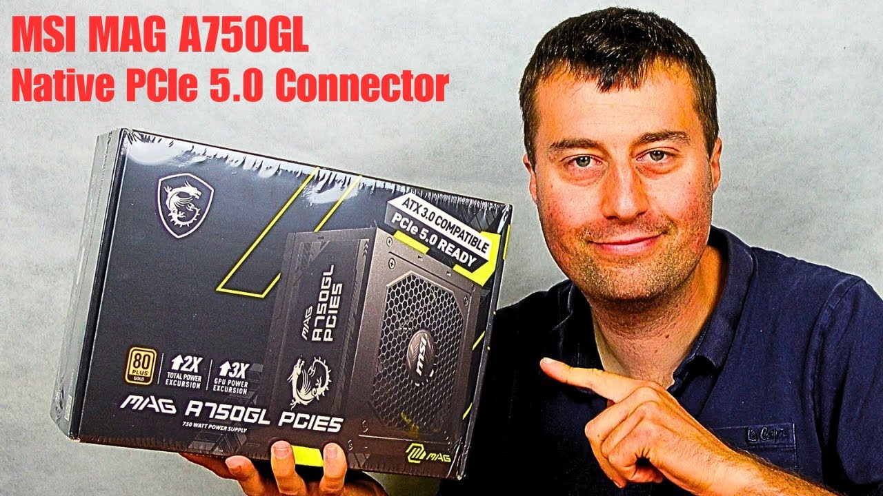 MSI MAG A850GL PCIE5 850 W 80+ Gold Certified Fully Modular ATX