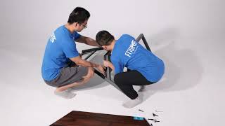 Eiffel Ft100 Floor Tv Stand Installation Tutorial
