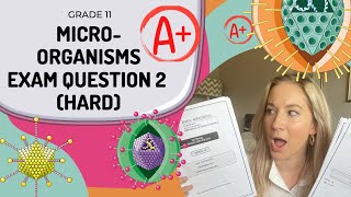 GET an A+ in EXAMS!! | MICROORGANISMS Q2 -HARD