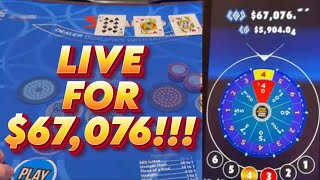 WE ARE LIVE FOR $67,076!!! 🍀🍀 3 CARD POKER in LAS VEGAS!