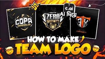 HOW TO MAKE E-SPORTS TEAM LOGO WITH AI..😱