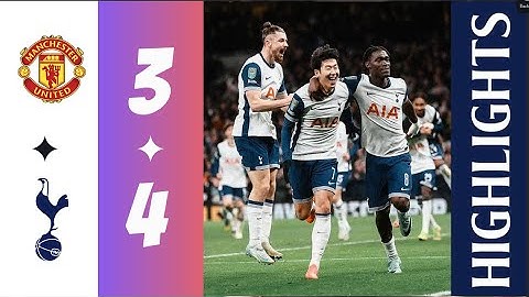 HEUNG-MIN SON SCORES FROM A CORNER!! 😵 | Tottenham Hotspur 4-3 Man Utd | Carabao Cup Highlights
