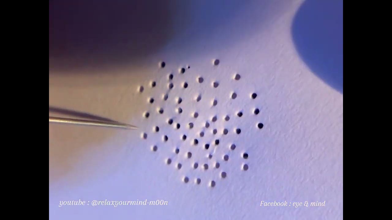 Needles and paper become a spectacle on a busy day.