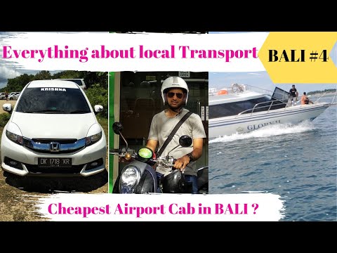 Local Transport |cheapest Airport Cab|Hiring Scooter in Bali|Driving licence(episode 4)