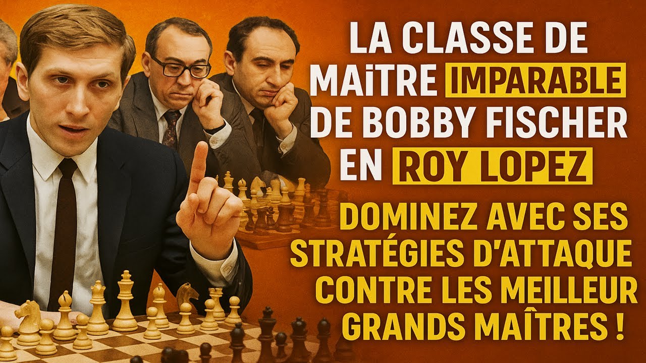 La Classe de Maître de Bobby Fischer sur Roy Lopez : Dominez avec ses Stratégies d’Attaque !