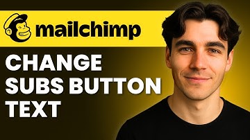 How To Change The Subscribe Form Button Text In Mailchimp (Tutorial 2026)