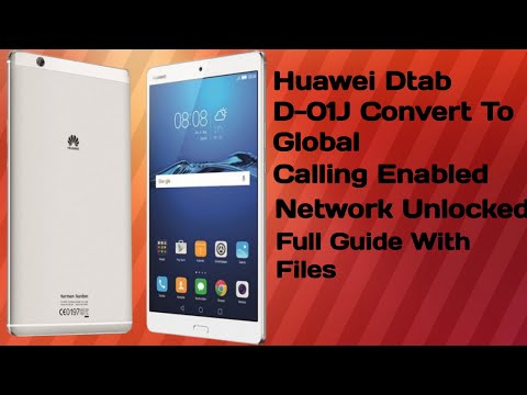Video Huawei Dtab D-01J Convert To Global (BTV-DL09) |... - youtube