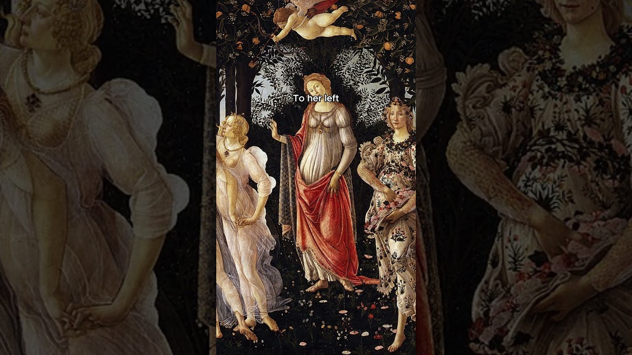 Party in the garden | La Primavera" (1477–1482) – Sandro Botticelli