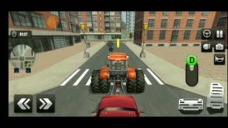 Real Tractor Pulling Simulator City Mode  Level-5. information and app download link in discription👇 screenshot 1