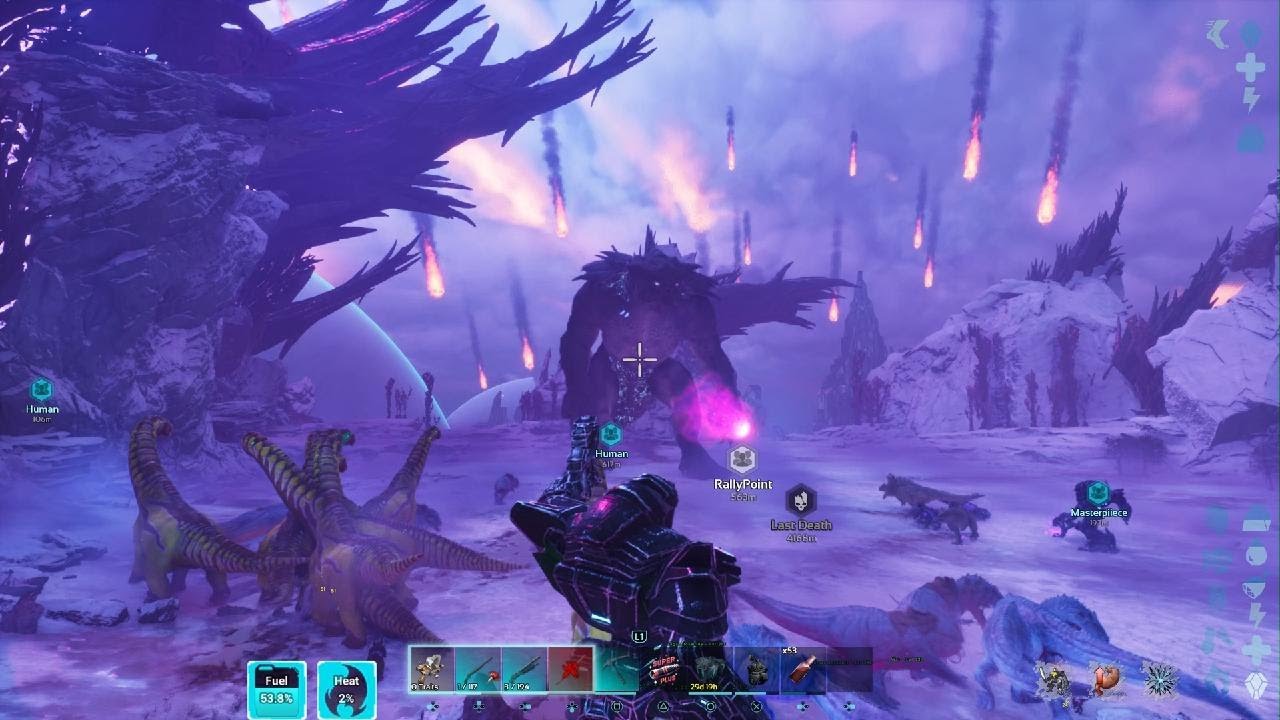 ARK ASA BETA King Titan test run.