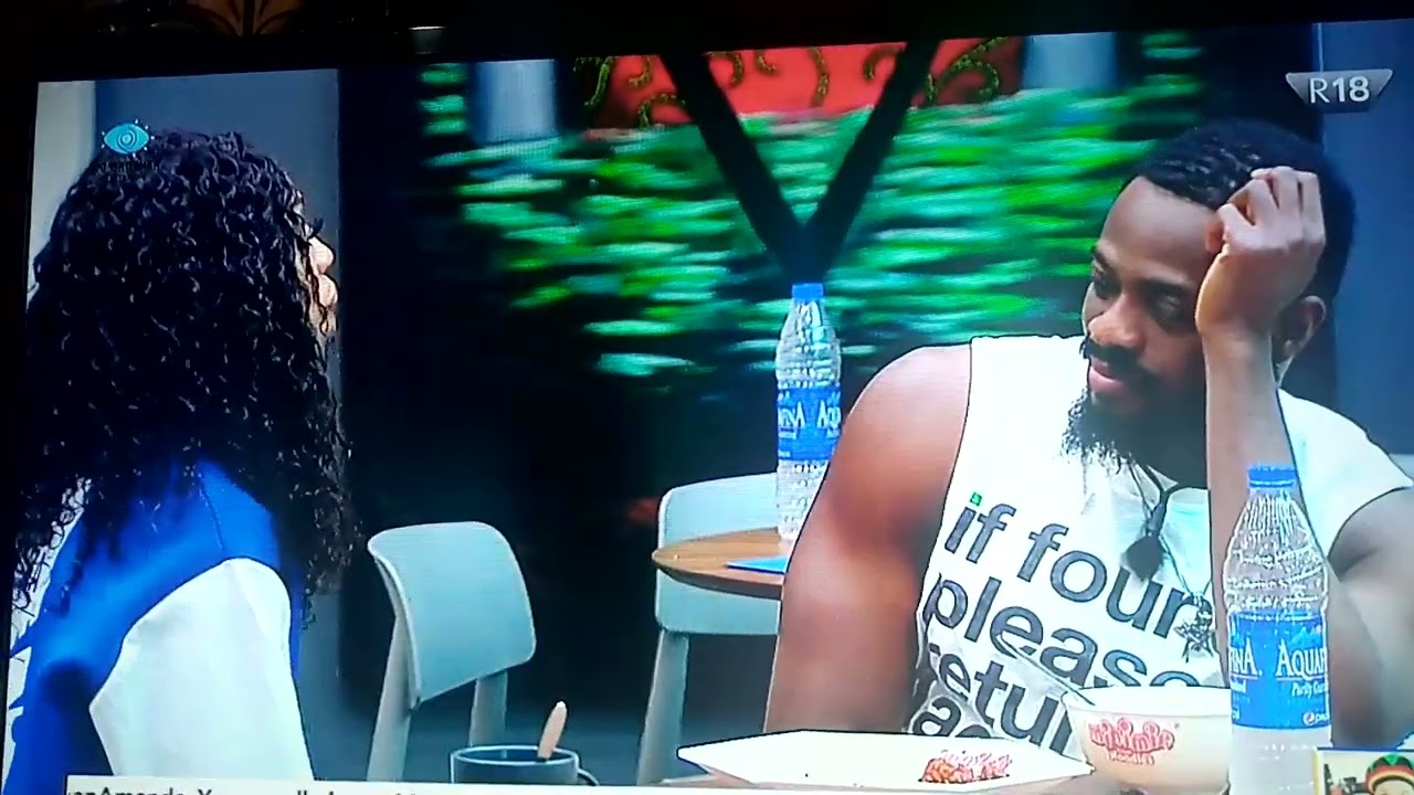 BBTITANS2023_ YEMI KISSES KHOSI IN FRONT OF BLUE AIVA 