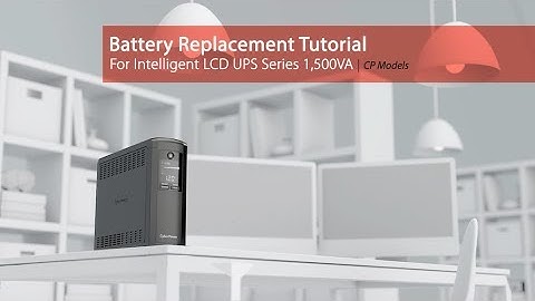CyberPower Battery Replacement Tutorial for Intelligent LCD UPS Series 1,500VA (CP Models)