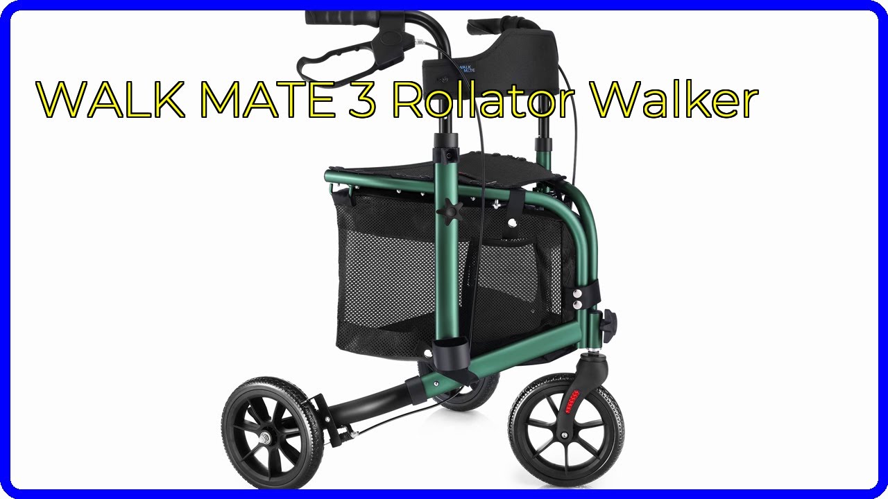 REVIEW (2026): WALK MATE 3 Rollator Walker. First Look.