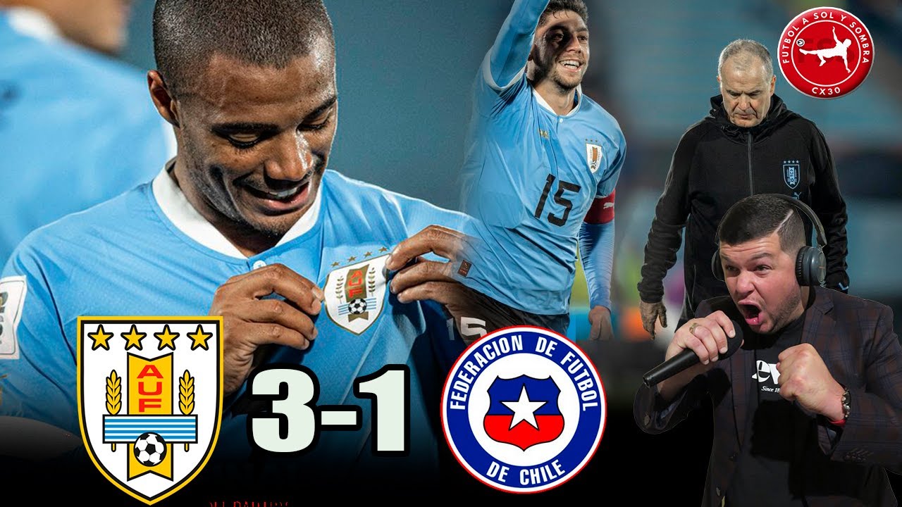 URUGUAY vs. CHILE [3-1], RESUMEN