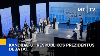 Rinkimai 2024. Kandidatų į Respublikos Prezidentus debatai | 2024-05-11