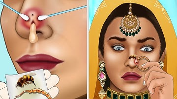 [ASMR Animation] Help the bride be more beautiful on her wedding day | WOW Brain satisfying video