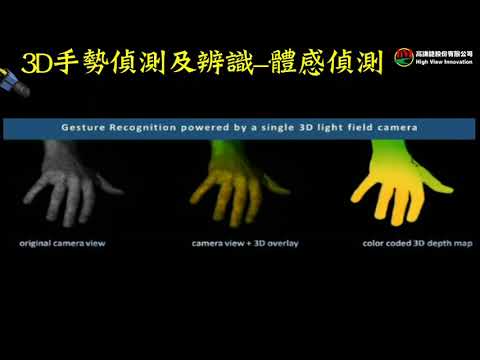 3D手勢偵測及辨識丨體感偵測丨hVI高識能