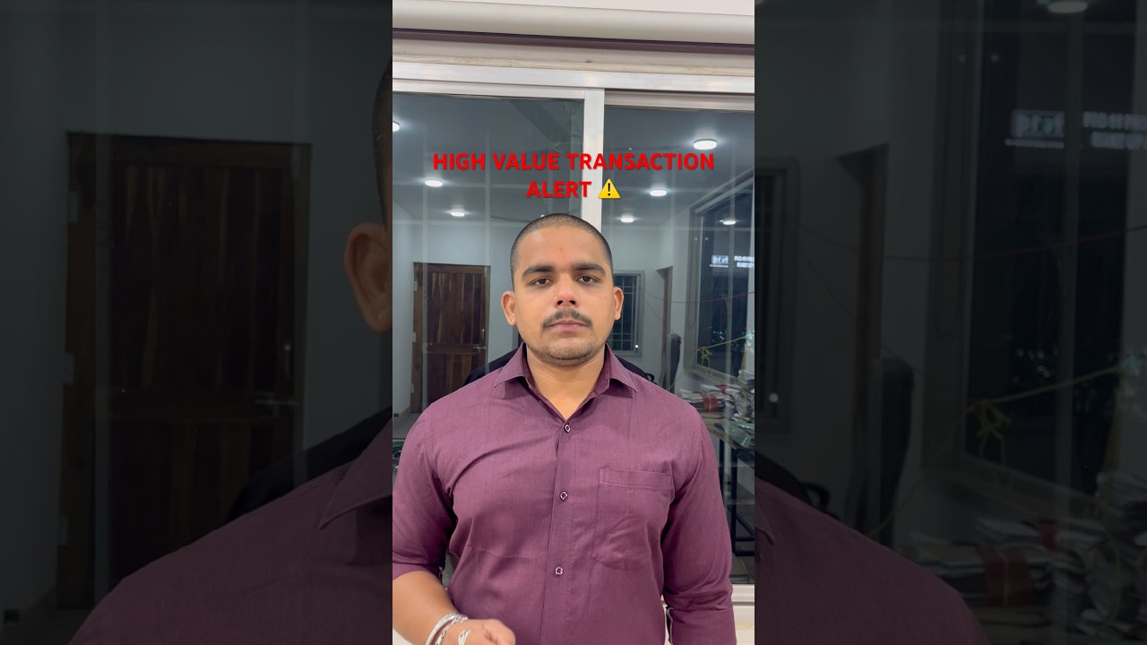 High value transactions‼️ 