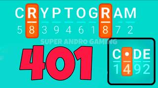 CRYPTOGRAM 401