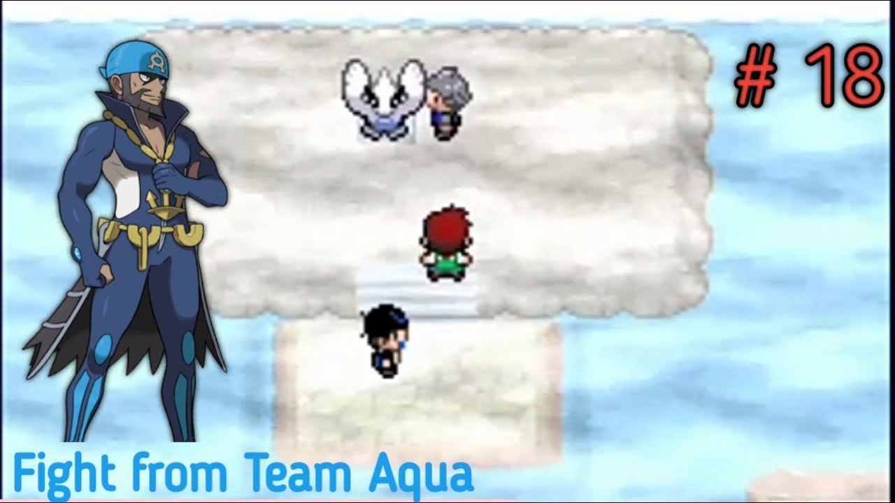 gameplay of Pokémon Corona version #18(defeat team Aqua)||HM Flash|| Bicycle