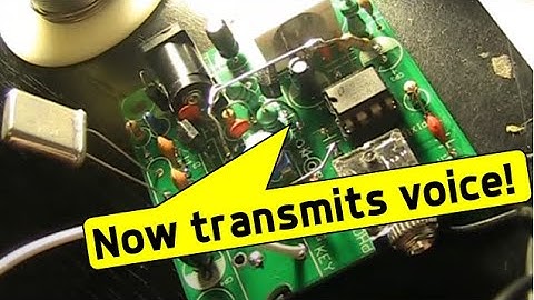Pixie Hack Challenge: A 7 MHz AM transmitter built from a Pixie